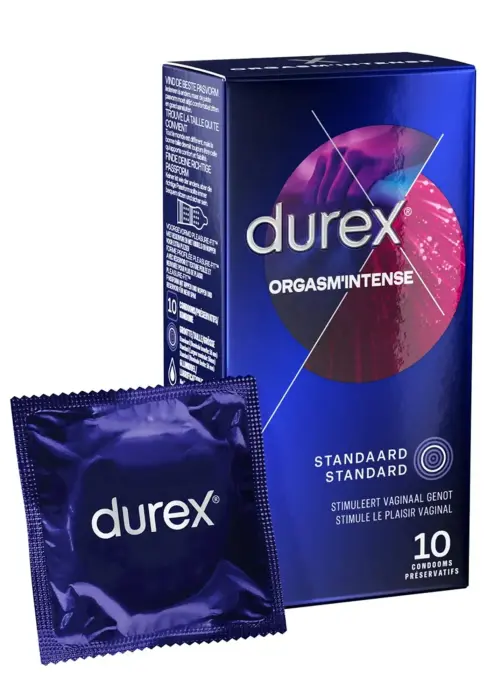 Durex Orgasm Intense stimuleerivad kondoomid – 60 tk