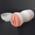 Sex In A Can – вибрирующий вагинальный мастурбатор-туннель лотос – кибер-кожа – 16 см — Фото 5