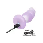 Lavender Haze Beaded Curved Probe – vibrējoša pērlīšu anālā zonde, 10 funkcijas — Foto 7
