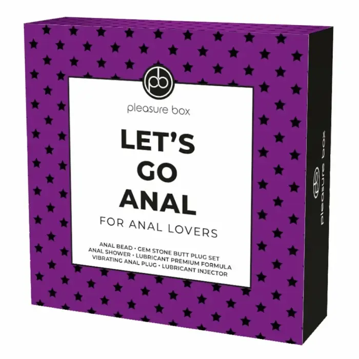 PLEASURE BOX Let's Go Anal – multi-accessory kit for enthusiasts, beginners to advanced