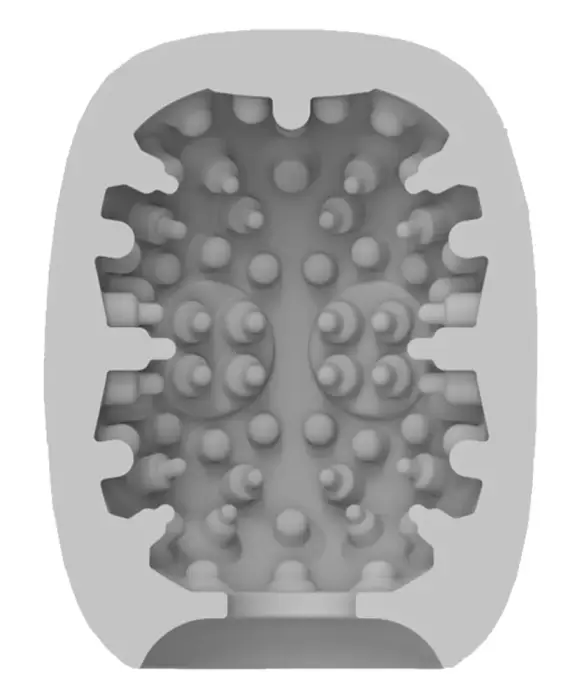 Vibeggs Naughty Nubs - Vibrējošs masturbatora uzmava Foto 8