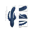 Triple Orgasm Triple Stimulation Vibrator – Blue — Photo 4
