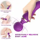 ARMONY Freeza Massager & Vibrator Super Flexible Head vibraator – 19 cm (7.5″) – lilla — Foto 3