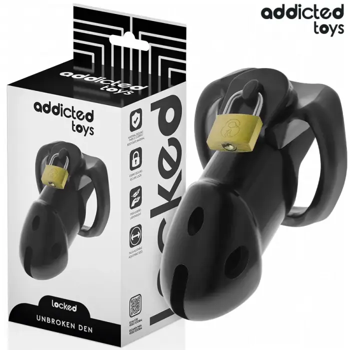 Addicted Toys Locked Unbroken Den клетка целомудрия 9.8 cm, прозрачный