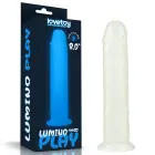 LoveToy Lumino Play Dildo – glow in the dark – TPE – 8" / 20.3 cm — Photo 1