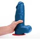 Fuck & Fist Freyr XL Realistic Dildo with Suction Cup – 21 cm (8.3″) – Blue — Photo 4