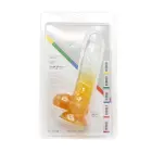 Kiotos Cox Color дилдо – 22.5 cm (9″) – Прозрачный/Желтый — Фото 9