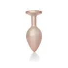Plug-Jewellery Pearl Gold Anal Plug – 8 cm – Clear — Photo 5