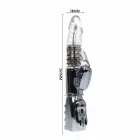 BAILE Amour Missile caurspīdīgs rotējošs vibrators – 26.5 cm (10.4″) – caurspīdīgs — Foto 5