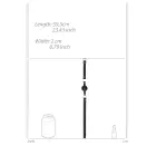 Breathable Ball Gag - With Bonded Leather Straps Foto 5