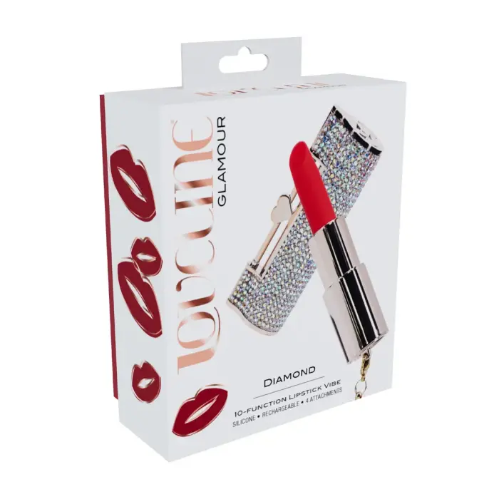 DIAMOND Lipstick мини-вибратор – разноцветный