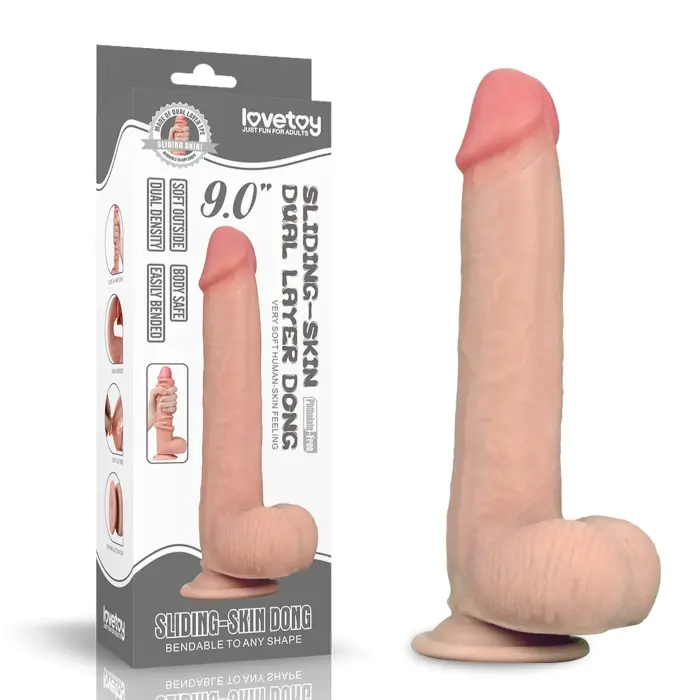 Sliding Skin Dual Layer Dong – 23 cm (9″)