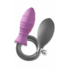 INYA InflataPlay – inflatable silicone anal plug with rigid core – pink – 10.5 cm — Photo 2