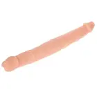 BAILE Divpusējs dildo – 37 cm (14.6″) – Miesas krāsa — Foto 4