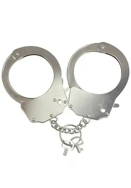 Kajdanki-Śmieszna zabawka-kadank- Metallic Handcuffs Photo