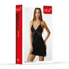 Mežģīņu kleita un stringu komplekts – melns – XL — Foto 3