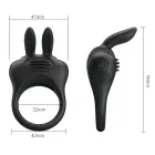 PRETTY LOVE - DAVION, Silicone Vibrating Rabbit Sleeve — Photo 5
