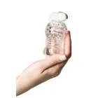 Lingam Shakti, vibrējošs masturbators, TPE, caurspīdīgs, 9 cm Foto 6