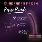 Temptasia Surrender Strap-On Beginner Dildo – 12 cm (4.7″) – Purple — Photo 5