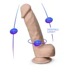 Silex-D reālistisks miesas krāsas dildo Model 1 – 18 cm (7″) — Foto 2