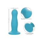 Wave Rider Swell Wavy Anal Probe with Suction Cup – Blue — Photo 4