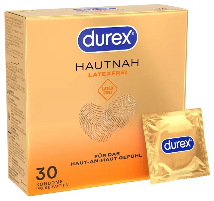 Durex Real Feel bezlateksa prezervatīvi – 30 gab.