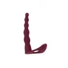 Strap-on Pure Passion Farnell vibrators – 17 cm (6.5″) – sarkans — Foto 2