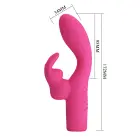 Pretty Love Elivia G taško vibratorius – 18 cm – rožinis — Nuotrauka 5