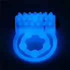 LoveToy Lumino Play Vibrating Penis Ring – светится в темноте – TPE – кольцо мошонки 2" / кольцо ствола 1,4" — Фото 4