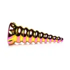 Twilight varavīksnes krāsu stikla dildo – 16 cm (6.3″) — Foto 4