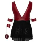 Cottelli Bondage Plus Babydoll 4XL Red Matte Look with Adjustable Restraints — Photo 7