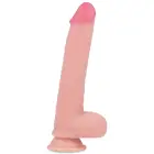 RockArmy Kingcobra skysto silikono dildo – 24 cm (9.4″) – kūno spalva — Nuotrauka 8
