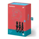 Satisfyer Booty Call anālo spraudņu komplekts – 14 cm – Melns — Foto 1