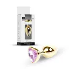 Plug-Jewellery Gold Heart anaaltapp – 7 cm (2.8″) – Roosa — Foto 10