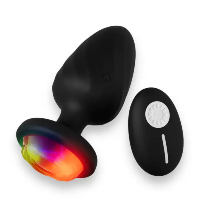 Power Escorts Party Plug Remote Vibrating Anal Plug – 10 cm (3.9″) – Black