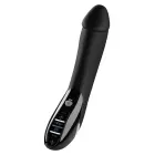 Tickling Truman dubultais vibrators ar E-stim – melns Foto 1