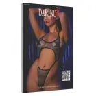 Daring Ultra Sexy Spark Bodysuit – bodi iz setki so strazami iz kollekcii Electric Midnight – chernoe – Razmer: S/M — Фото 6