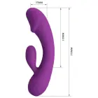 PRETTY LOVE Doreen 12 Function Rabbit Vibrator – 18 cm (7″) – Pink — Photo 3