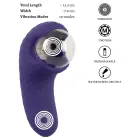 beau coeur Zanto Plasma Vibrators – 13.3 cm (5.2″) – caurspīdīgs Foto 13