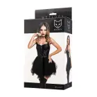 Glossy Elisia Wetlook kleit – must – S — Foto 4