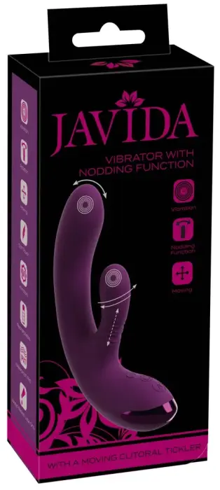 Javida Rabbit Vibrator with Thrusting Function – 19.5 cm (7.7″)