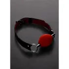Oval Silicone Ball Gag – Red — Photo 2