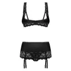Obsessive Hebe Lingerie Set – Black – L/XL — Photo 6