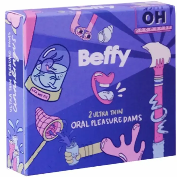 Beffy Ultra-Thin intīmās aizsargplēves no lateksa – 2 gab.