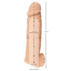 Realistixxx peenise varrukas – 16.5 cm (6.5″) – nahavärv — Foto 12