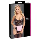 Cottelli Costumes Maid Body S Lace Bodysuit with Adjustable Straps – Black – S — Photo 1