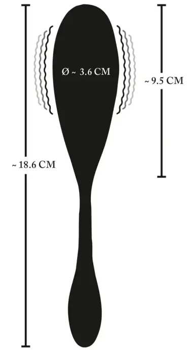 XOUXOU RC vibrējošā E-Stim mīlestības bumbiņa Foto 10
