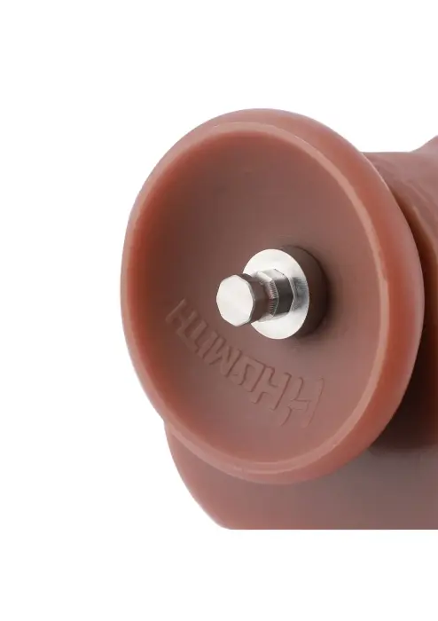 Hismith KlicLok dildo – 23 cm (9″) – Brūns Foto 2