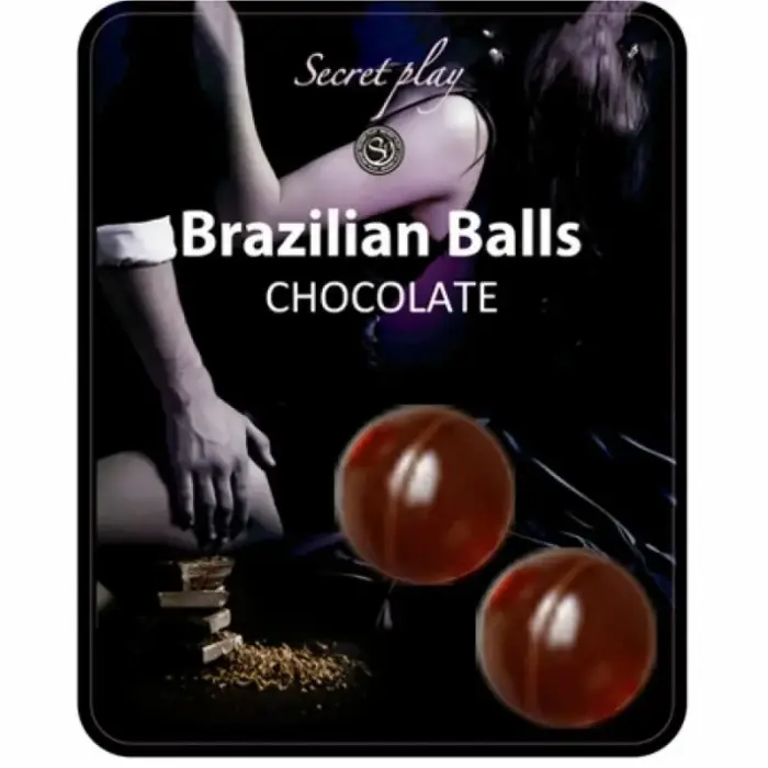 Secret Play Brazilian Balls смазывающие жемчужины с ароматом шоколада – 2 шт.