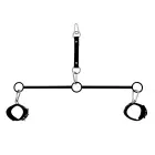 Spreader Bar Tripple O-Ring with Handcuffs & Strap Photo